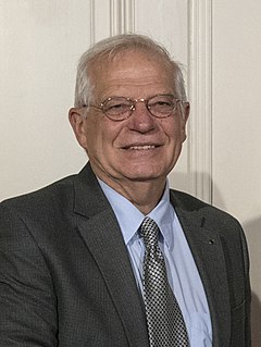 Josep Borrell Spanish politician