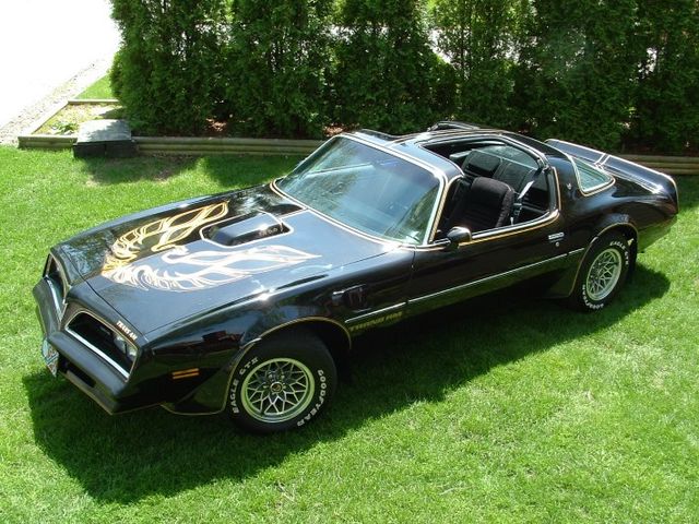 A 1978 Pontiac Firebird Trans Am in a similar specification to the car used in the movie.