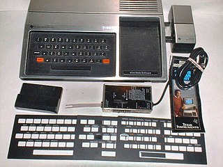 Texas Instruments TI-99/4A home computer by Texas Instruments