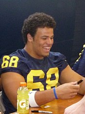 Martin at the 2009 Fan Appreciation Day during his college days. 20090823 Mike Martin crop.jpg