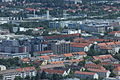 Blick vom Olympiaturm über München.