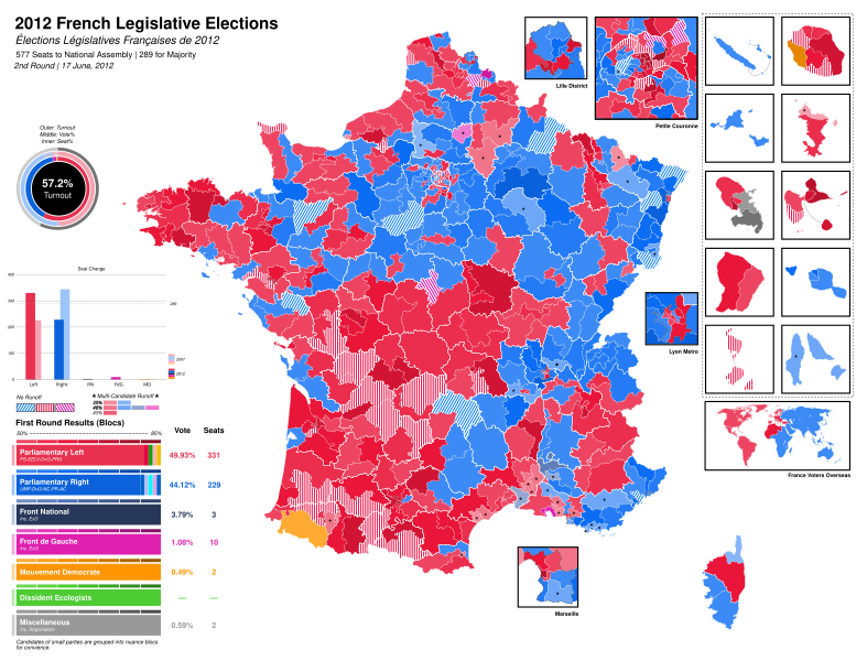 File:2012 French Legislative Election Results Map Second Round.svg