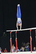 2015 European Artistic Gymnastics Championships - Parallel bars - Marius Berbecar 06.jpg