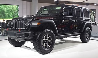 Jeep Wrangler four-wheel-drive off-road SUV produced by Jeep