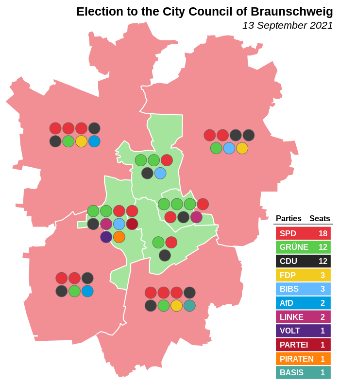 Results of the 2021 city council election