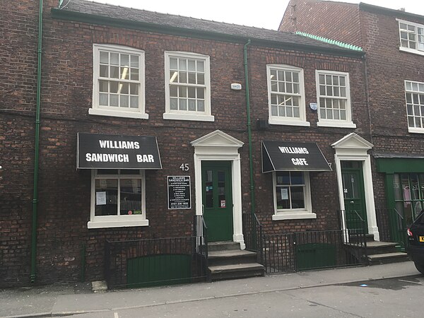 Georgian houses in Hilton Street