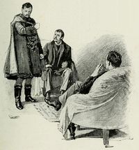 Kungen av Böhmen, Watson och Holmes. Illustration av Sidney Paget.