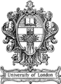 In-scope as an illustration of 18th C. crests, specifically for the U. of London.