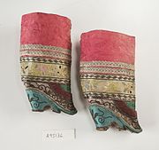 A pair of Chinese shoes for bound 'lily' feet A pair of Chinese shoes for bound 'lily' feet Wellcome L0035542.jpg