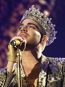 Lambert performing with Queen in Toronto (2014) AdamLambert-Queen 7-28-14 Toronto2.JPG