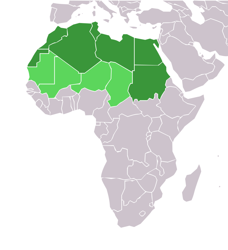 Северо восточной части африки. Государства Северной Африки. Территория Северной Африки. Магриб и машрик.
