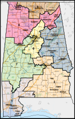 Thumbnail for Alabama's congressional districts