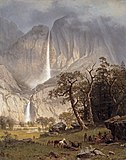 Cho-looke, the Yosemite Fall アルバート・ビアスタット 1864