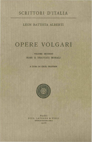 File:Alberti, Leon Battista – Opere volgari, Vol. II, 1966 – BEIC 9707880.pdf