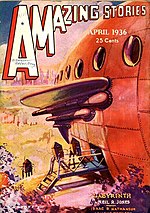 Amazing Stories cover image for April 1936