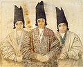 پسران فرخ خان امین‌الدوله، از راست به چپ: محمدحسین خان، نصرالله خان و محمدحسن خان