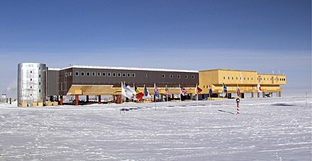 The Amundsen–Scott South Pole Station, photographed in 2006