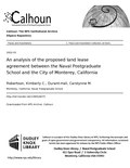 Fayl:An analysis of the proposed land lease agreement between the Naval Postgraduate School and the City of Monterey, California (IA annalysisofpropo109456075).pdf üçün miniatür