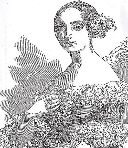 Etching of Anna Cooke