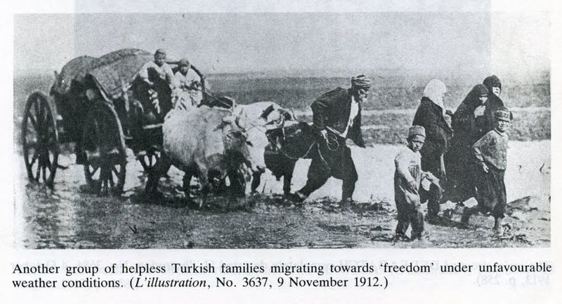 File:Another group of helpless Turkish families migrating towards 'freedom' under unfavourable weather conditions (1912).JPG