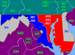 Thumbnail for List of Maryland area codes