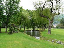 Le parc thermal.