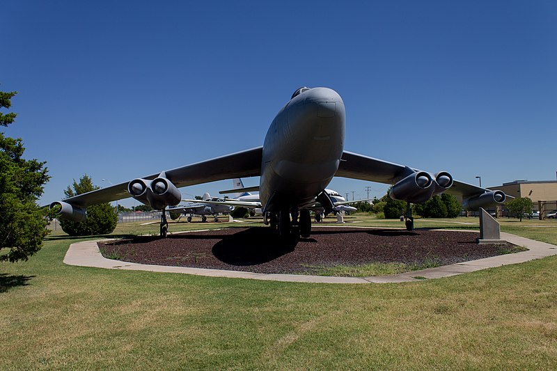 File:B-47 Tinker Air Force Base Front.jpg