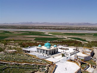 Das Mausoleum des Baba Wali, das im Flusstal des Arghandāb liegt.