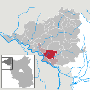Poziția orașului Bad Wilsnack pe harta districtului Prignitz