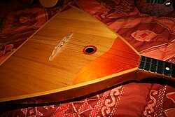 I didn't have any nylon strings so I strung with fishing line : r/balalaika