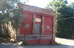 The old Bellvue General Store, now the meeting house for Cache la Poudre Grange, Chapter 456 and a community center. Bellvue-SeniorCenter.JPG