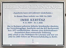 Berliner Gedenktafel am Haus, Meinekestraße 3, in Berlin-Charlottenburg