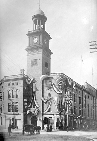 Town hall c. 1855