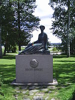 Frida statue in Vänersborg