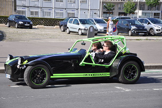 Black and green Caterham