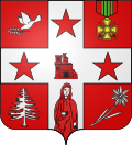 Blason ville fr Lanslebourg-Mont-Cenis (Савойя) .svg