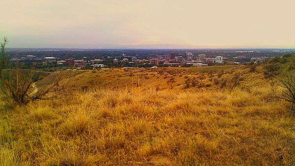 Boise, from its foothills