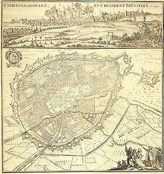 <span class="mw-page-title-main">Bombardment of Brussels</span> 1695 battle of the Nine Years War