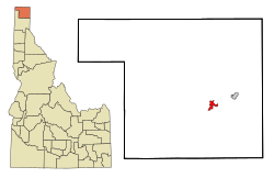 Loko en Limo-Distrikto kaj la stato de Idaho