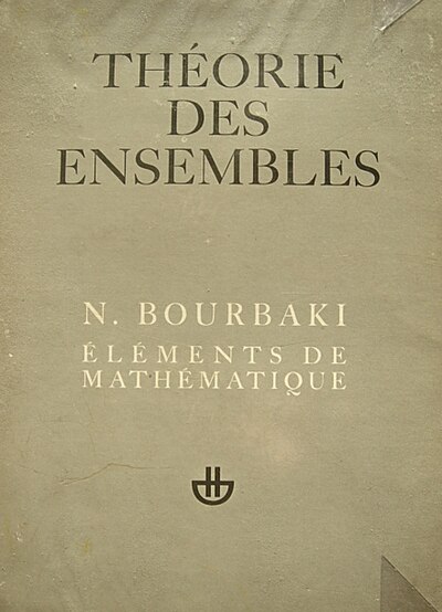 Bourbaki Halmazelmélet könyv borítója