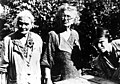 Frauen mit Judenstern im Ghetto von Chișinău, Moldauische SSR (1941)