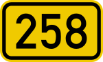 Vorschaubild für Bundesstraße 258