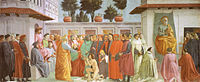 תחייתו של הבן של תיאופילוס, בקטדרלה סן פייטרו ברומא