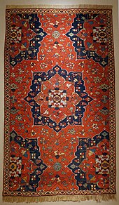 16th-century wool carpet from Ushak, Turkey Carpet, Western Anatolia, Ushak, 16th century AD, wool - Aga Khan Museum - Toronto, Canada - DSC06787.jpg