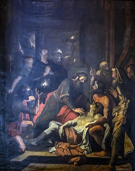 Saint Paul bringing Eutyque back to life, by Jacques François Courtin (17th c.)