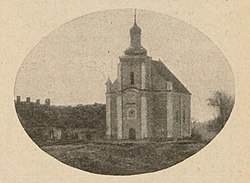 Catholic church in Яловичі, (Jałowicze), Volhynia, Ukraine