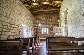 Interior de la ermita de Sotobrín.