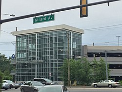 Girard Avenue at the Centennial District