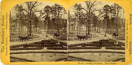Macon, Georgia Central City Park, Main Avenue, circa 1877