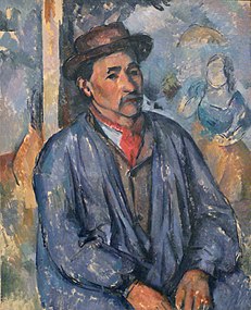 Paul Cézanne, Man in a Blue Smock, 1896–1897